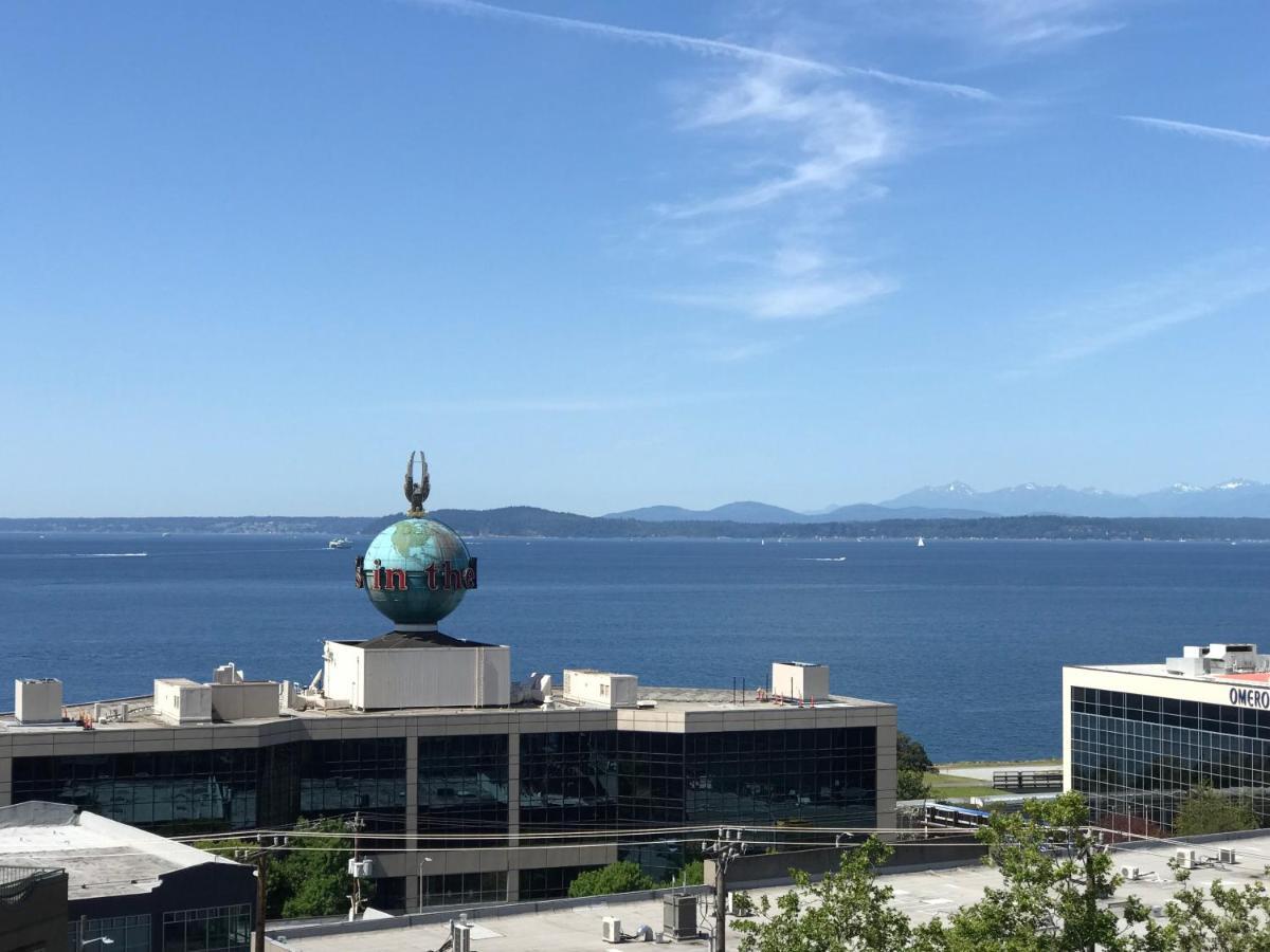 Top Floor Water View Oasis Near Space Needle & Cruise Seattle Eksteriør bilde